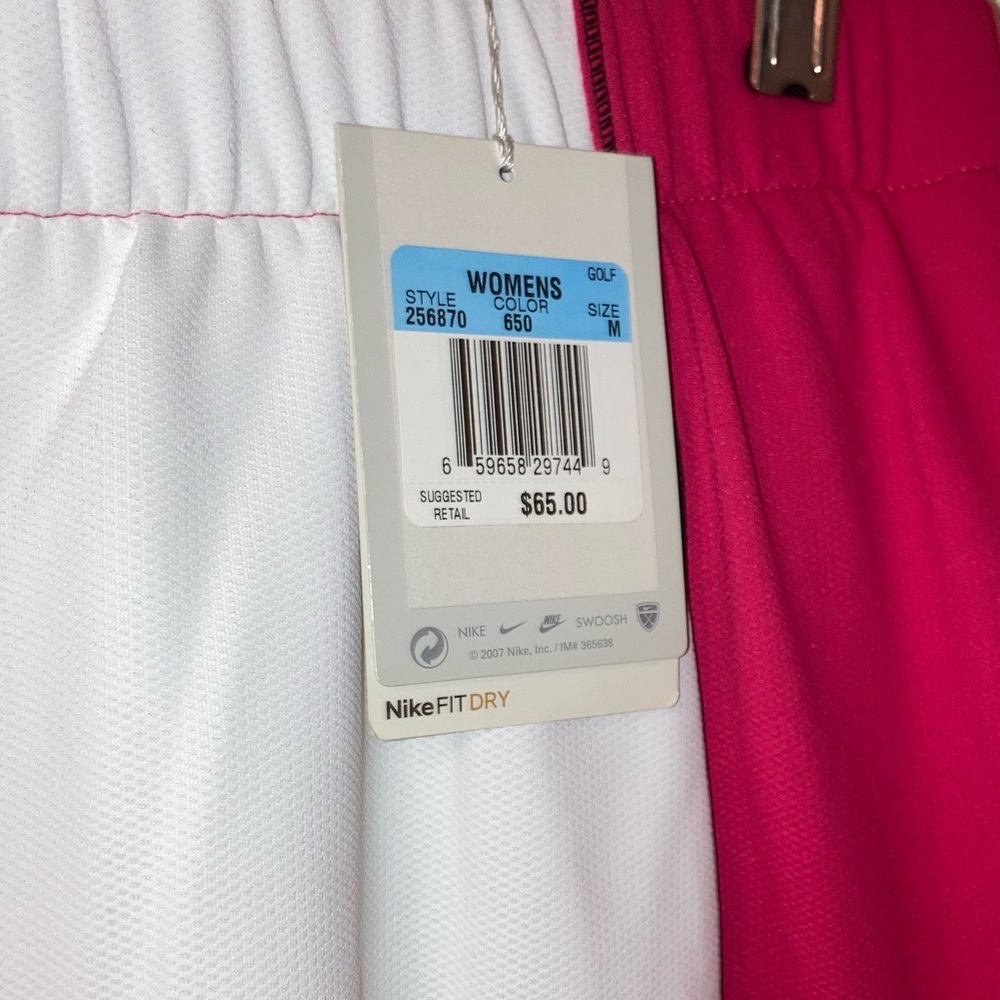 Nike FitDry Tennis Skort Med NWT Red & White - Picture 3 of 7